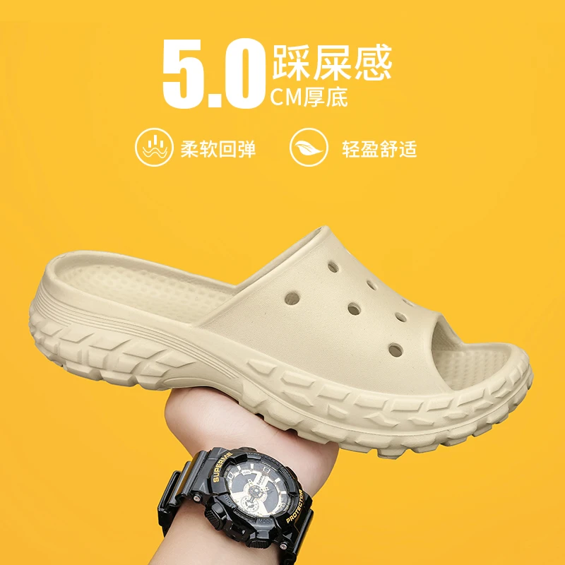 

Сандалии мужские с кожаным носком, Уличная обувь для отдыха и спорта, пляжная обувь, лето