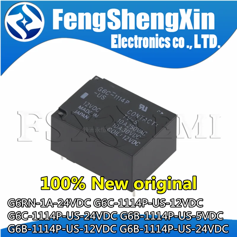 

10pcs G6RN-1A-24VDC G6C-1114P-US-12VDC G6C-1114P-US-24VDC G6B-1114P-US-5VDC G6B-1114P-US-12VDC G6B-1114P-US-24VDC Relay