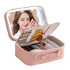 Cosmetic bag with LED light, hard cosmetic case, travel storage box, dimmable mirror cosmetic case 6