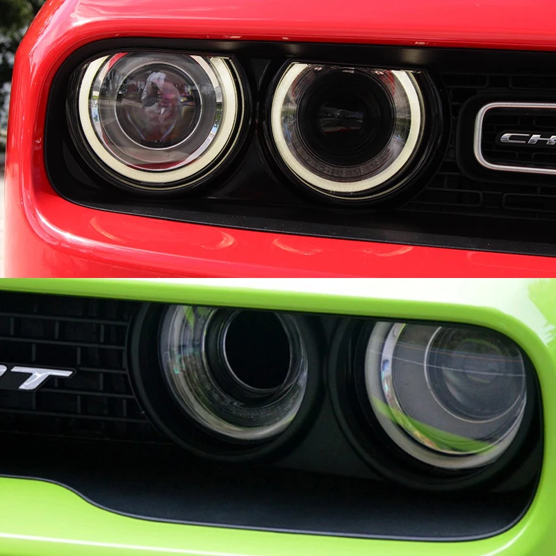 CHALLENGER LEDライト For Dodge Challenger 2015 - 2023 Multi Color RGB LED Angel Eyes