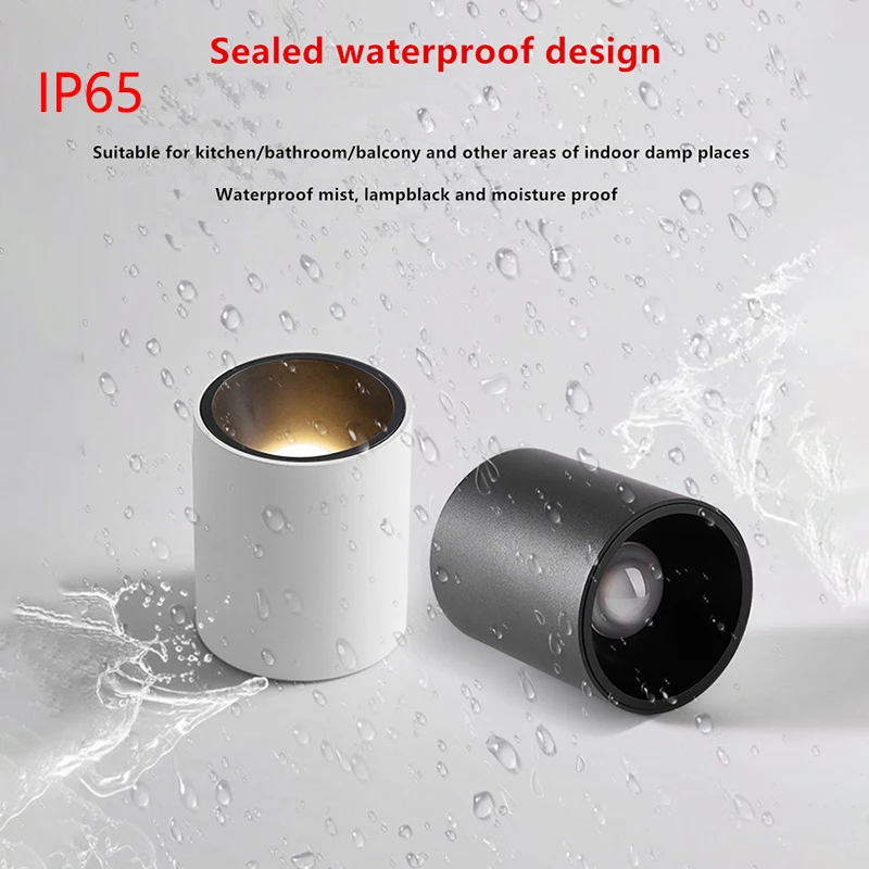 

IP65 Waterproof Downlight Spotlight Antifoggin LED is Suitable for Shower Room/Bathroom/Kitchen/Unlit Corridor/Balcony