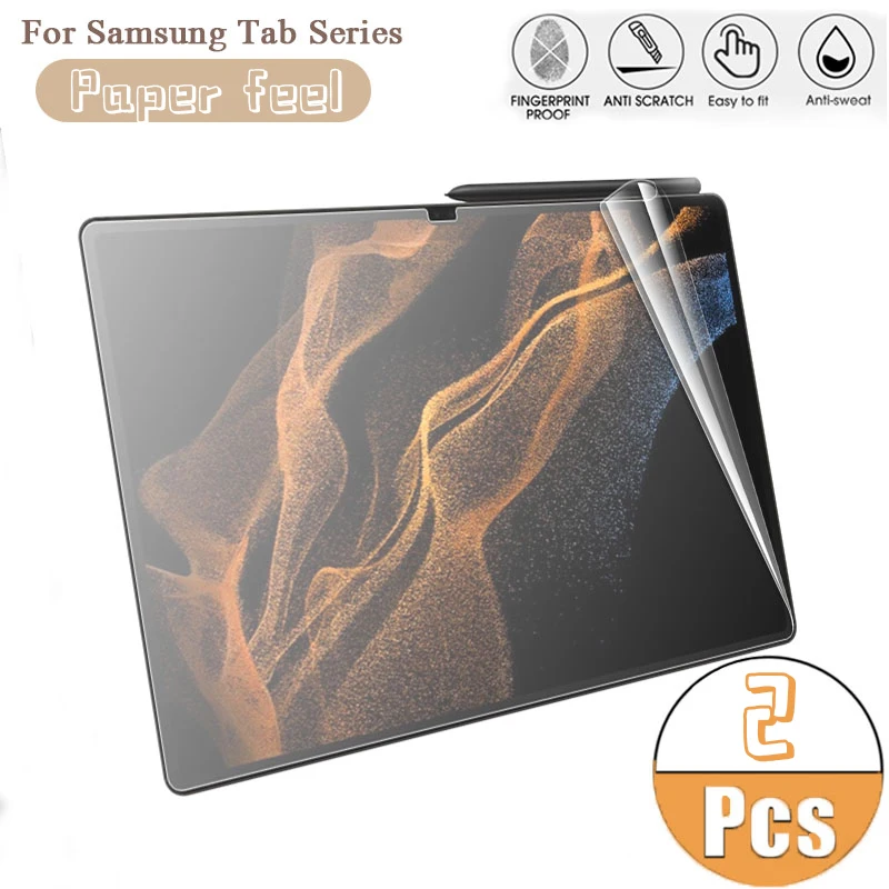 Paper Feel Pellicola Proteggi Schermo Pittura Opaca Scrivi Per Samsung Tab S6 Tab S6 Lite Tab S7 Fe Tab S4 Tab A Tab A7 Lite Tab A8