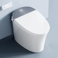 Bidet Toilet with Instant Warm Water,Heated Toilet Seat and Dryer,Smart Toilets with Built-in Bidet with Auto and Blackout Flush 1