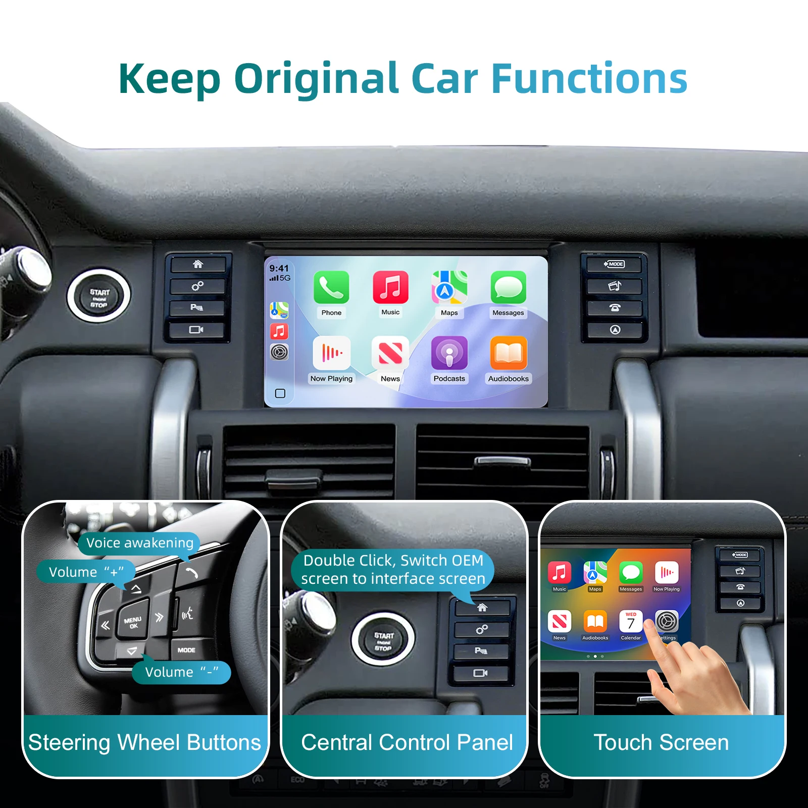 Range Rover Harman CarPlay Android Auto Integration