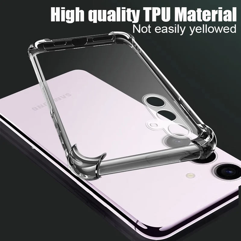 Clear Silicone Soft Phone Case - Sleek and Protective Cover