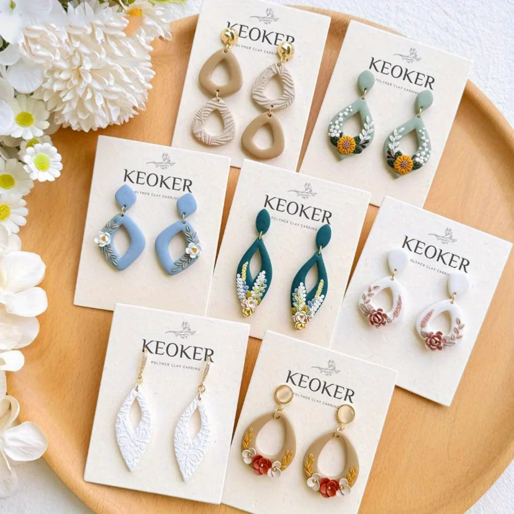 10 Shapes Polymer Clay Cutters for Jewelry Making-Perfect for Polymer Clay Earrings and More