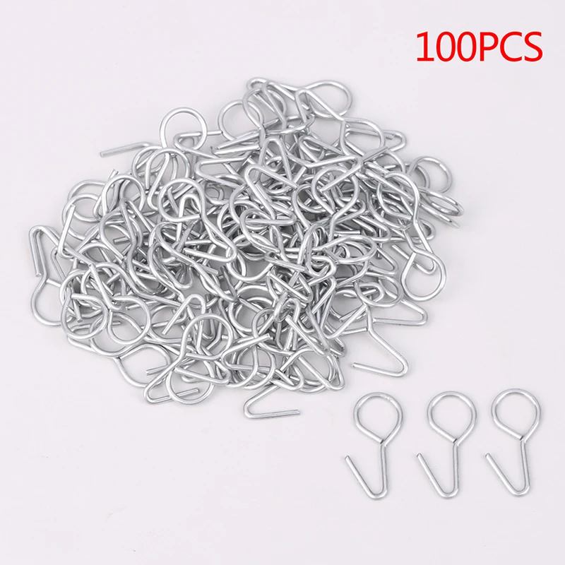 FAVOMOTO 100pcs S Hook Rings Car Interior Installation Seat Covers Hook - View #9