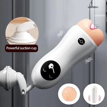 Manual Vibrating Masturbator Cup 1