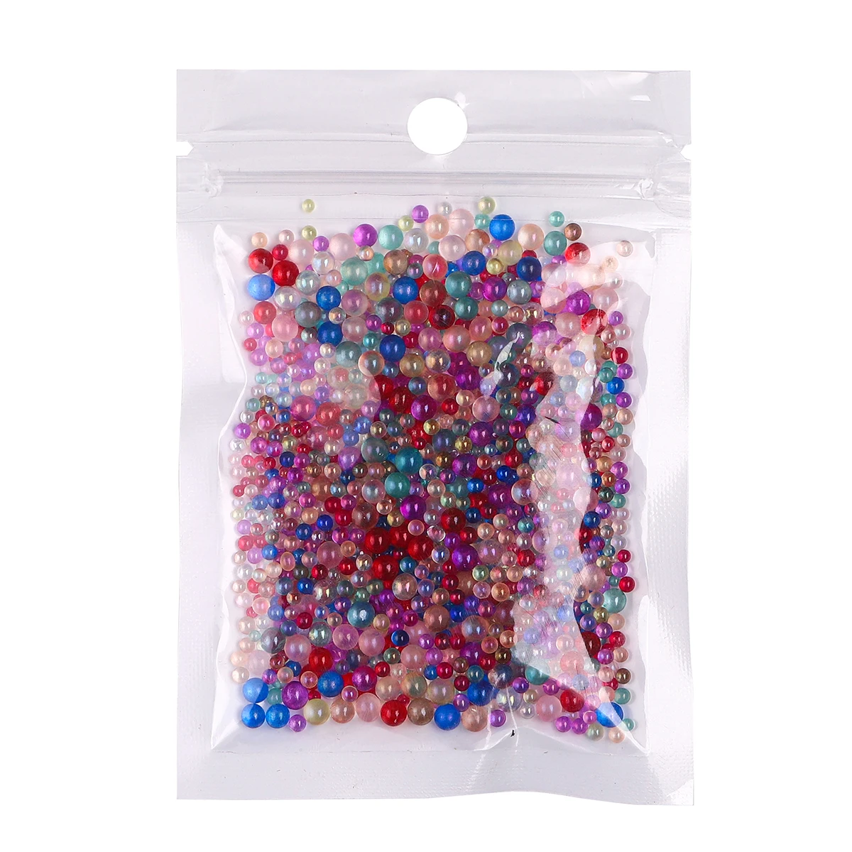 2-3.5mm 초고품질 무기공 컬러 유리 쌀 구슬 - 수제 DIY 주얼리?레진 네일 아트 충전재 30g/봉지