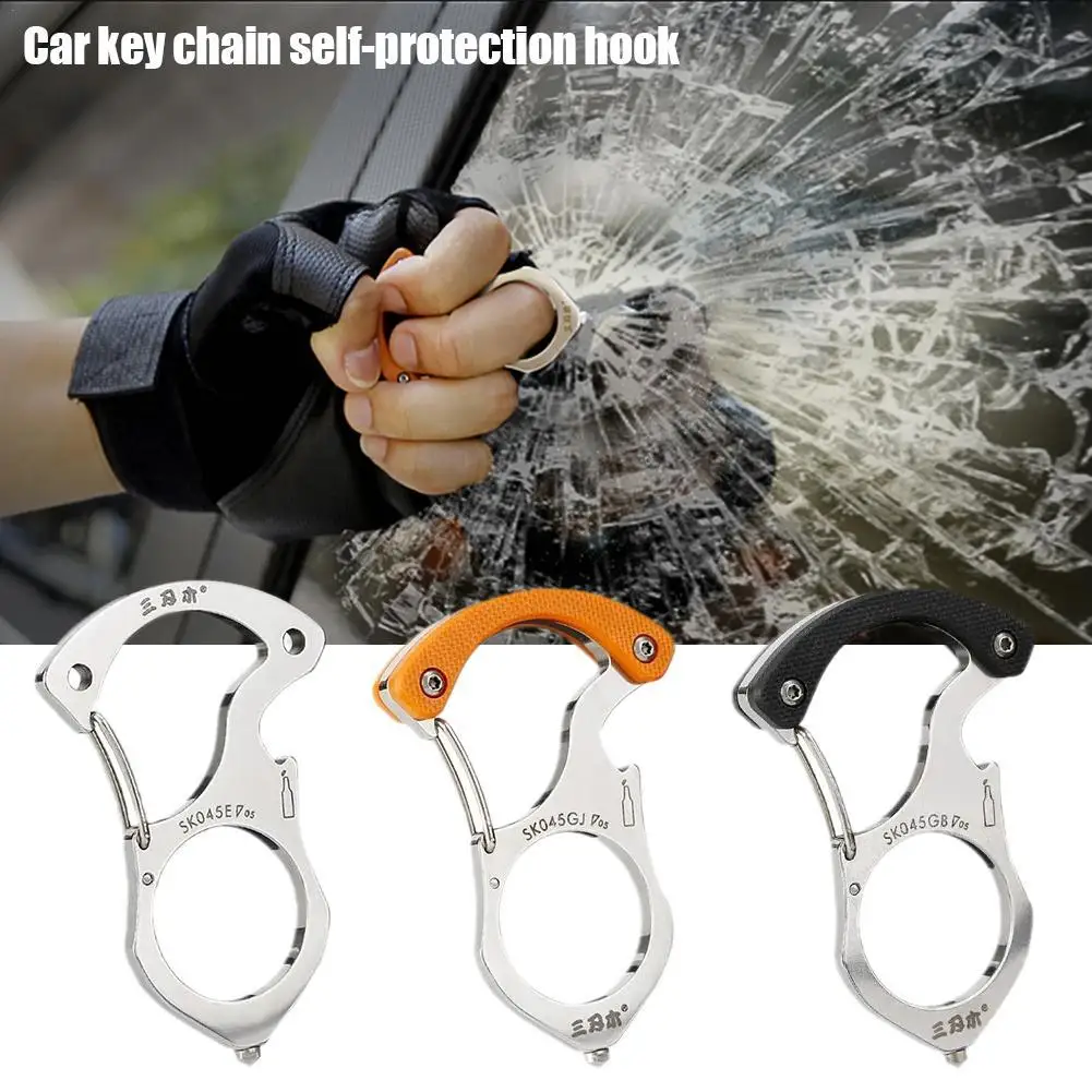 Multi Functional Key Chain Self Protection Finger Tiger Quick Hook Car