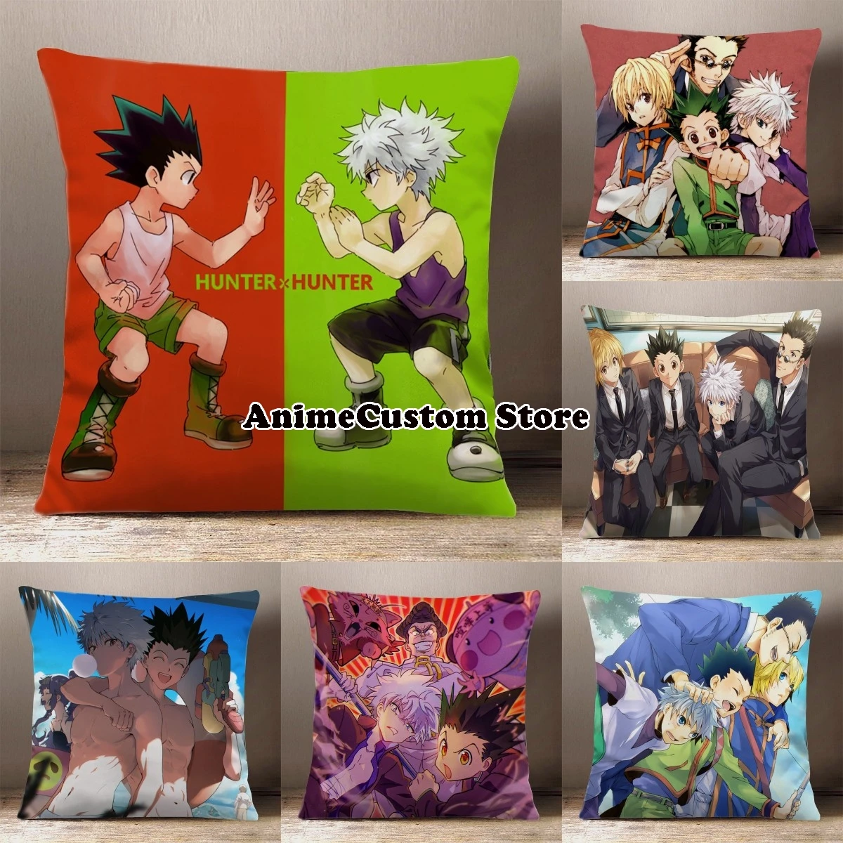 QTRT HUNTER × HUNTER - Leorio, Kurapika, Killua, GON · FREECSS 3D Printed  Blanket Cartoon Anime Characters Soft Plush Flannel Blanket Quilt Anime  Fans Otaku Gift Bedding : : Home & Kitchen