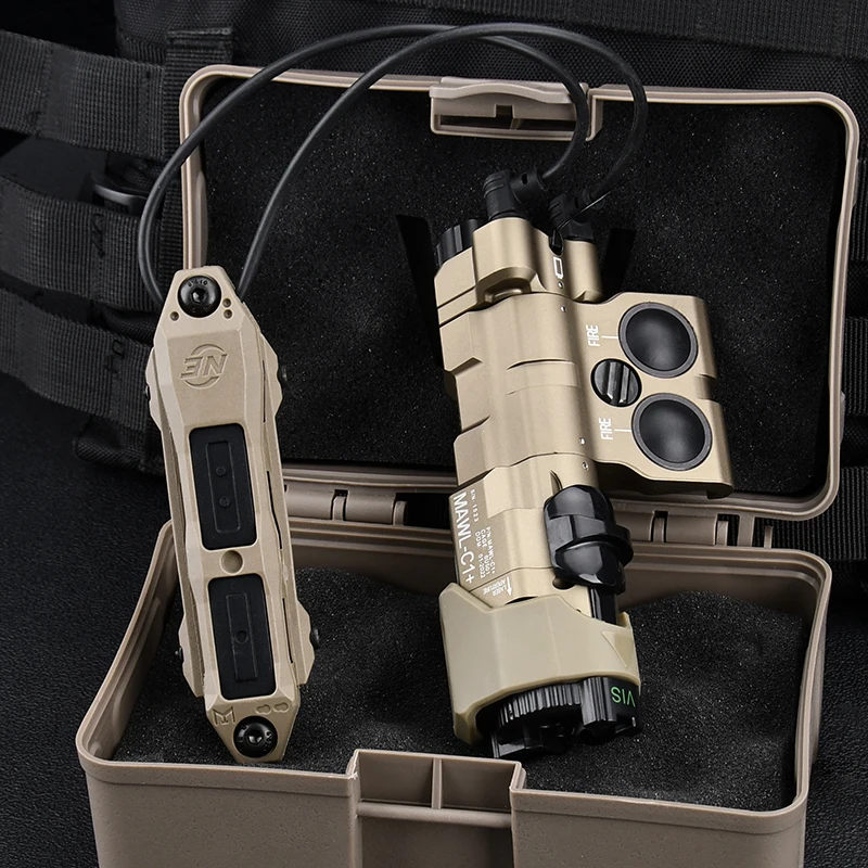 タクティカルメタルMAWL C1レーザーインジケーターデュアルスイッチ2.5