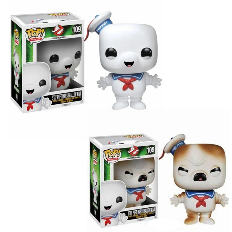 thumbnail image 2 of Figuras de acción de vinilo de Funko POP Movie&TV Models STAY PUFT MARSHMALLOW MAN #109 Colección Gost Bus Stears para niños Juguetes, 2 of 5
