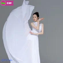 

Ballet Ferry Half-length Practice Skirt Modern Dance Xinjiang Dance Photo Art Test Long Skirt Stage Performance Costume