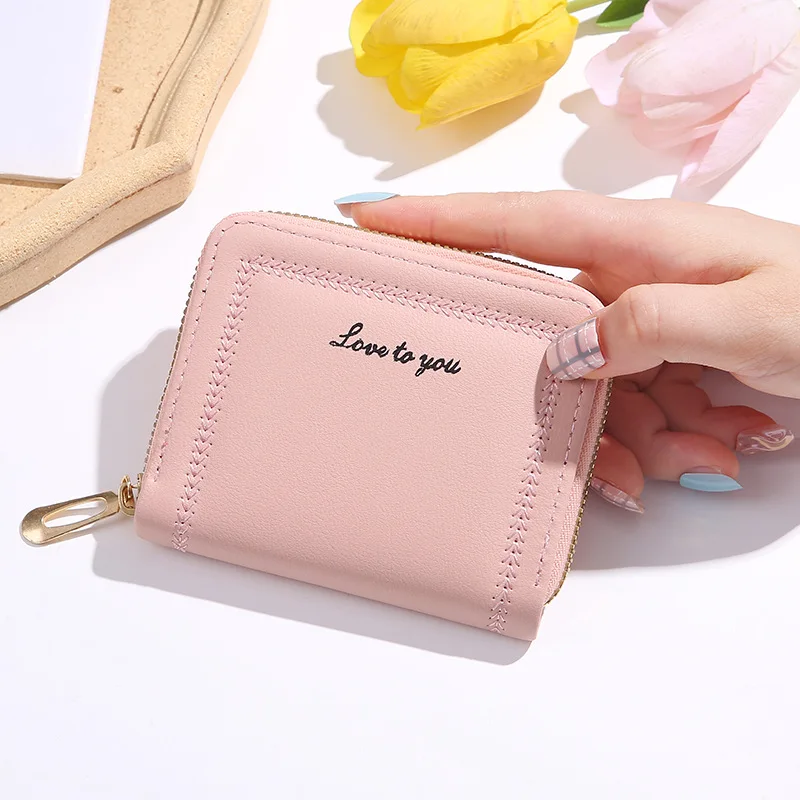  Ciwanning PU Wallet Women Men Short Small Wallets Mini