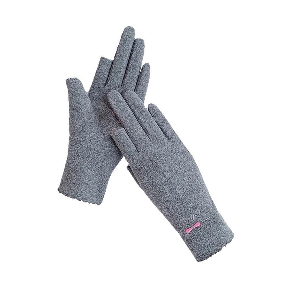 

Enjoy For Outdoor Activities with Warm Split Finger Gloves for Women Soft Lining for Maximum Comfort Gray Color 1 Pair