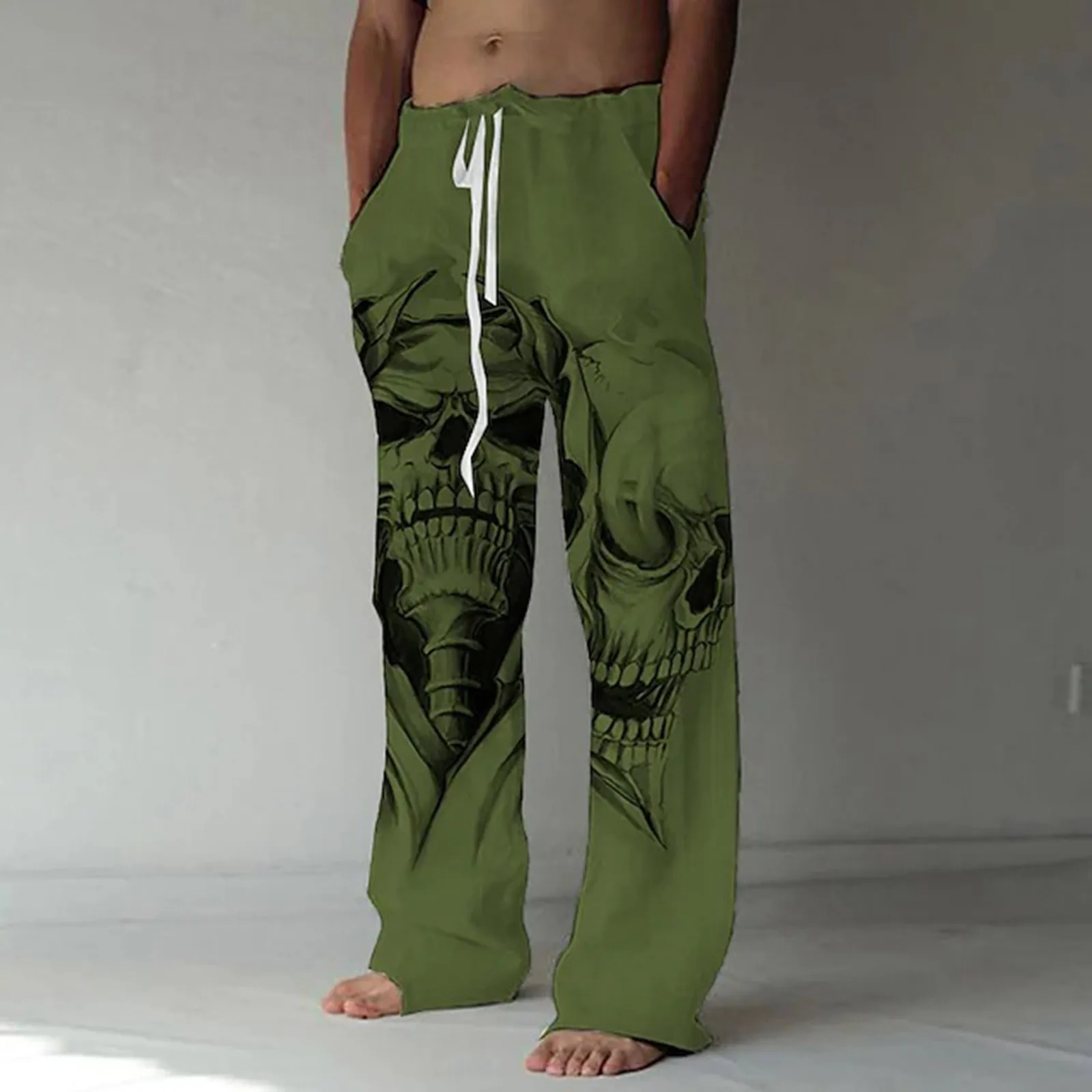 

Men's Sweatpants Pants Soft Comfy Loose Fit Wide Leg Trousers Sports Running Jogger Pants Pocket Pants Outdoor Bottoms