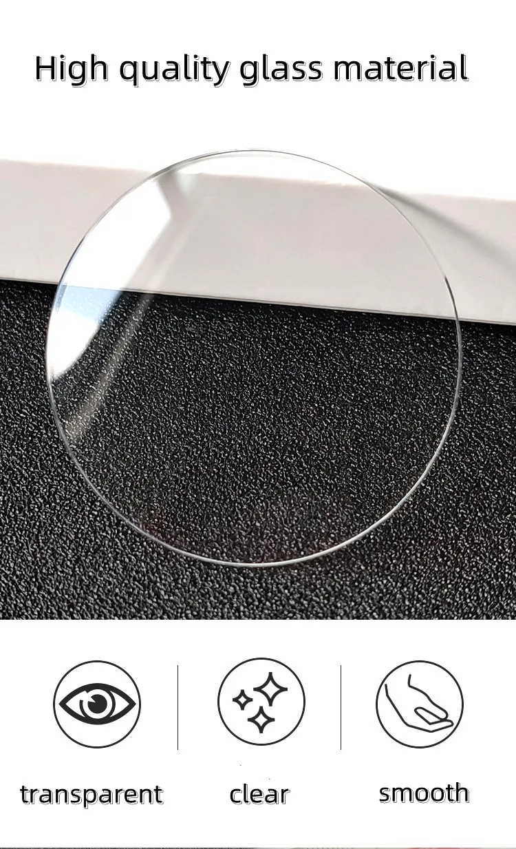 Vetro Minerale Doppia Cupola Per Orologio Spessore 1,5mm Diametro 20-60mm - Ricambio Cristallo