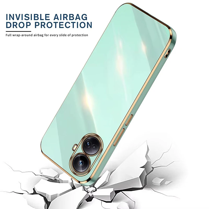 Luxury Candy Color Electroplate Silicone Phone Case