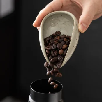 Ceramic Coffee Bean Tray 1