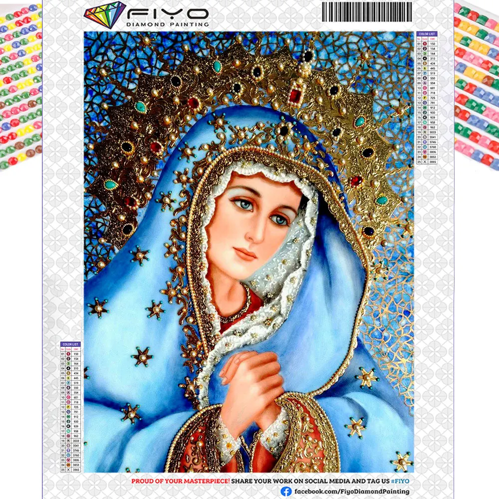 FIYODiamondPaintingVirginMaryNewCollection2022PictureDiamond