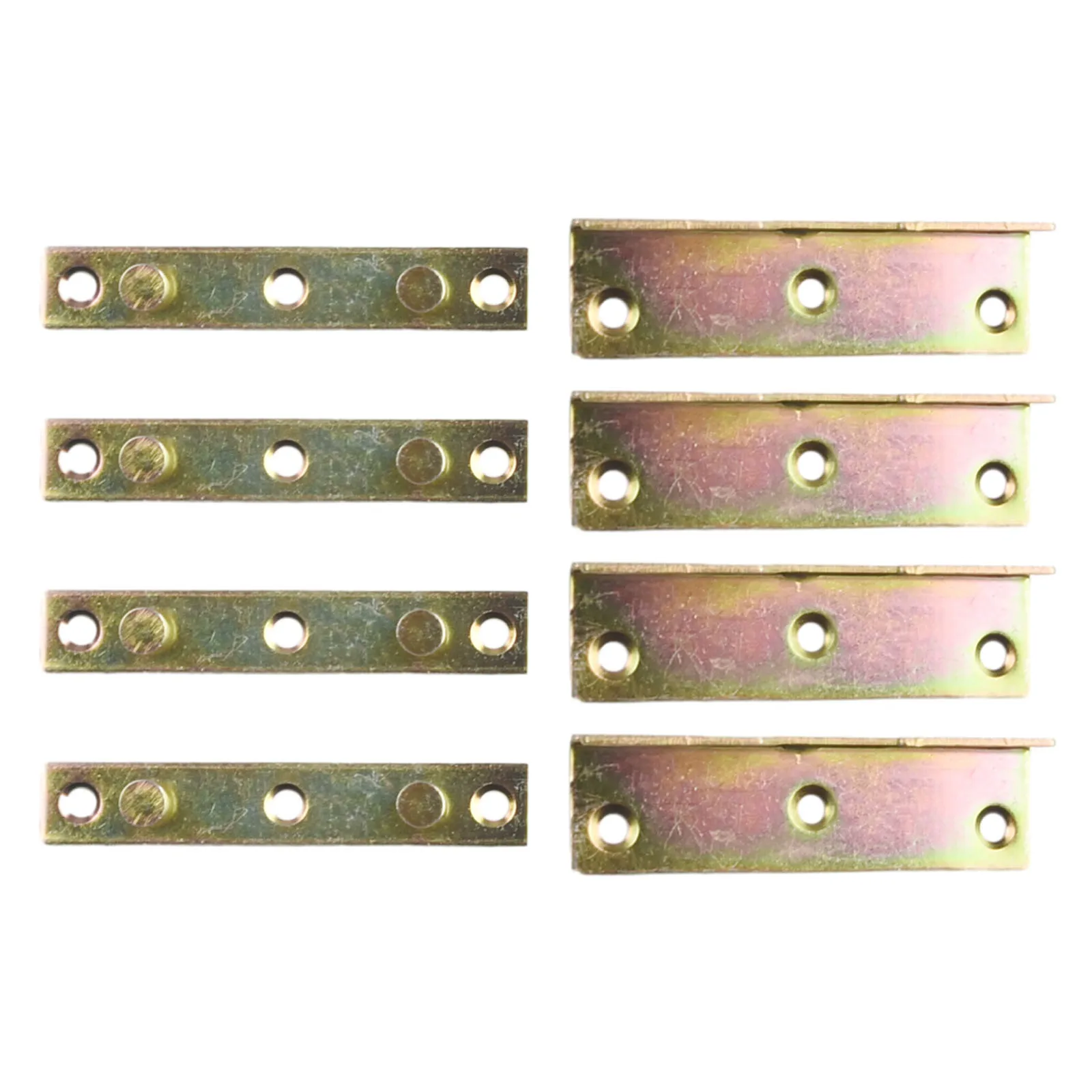 Description Picture 3 of item4 Sets Metal Bed Bracket Bed Frame Fixing Connecting Furniture Rail Hooks Bracket Hinge Fitting Connector Locks Hardware