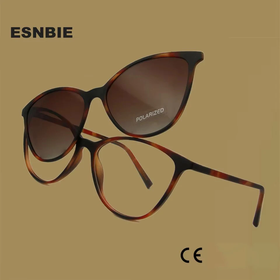 TR90 Ultralight Cat Eye Sun Glasses For Women Eyeglasses Frame