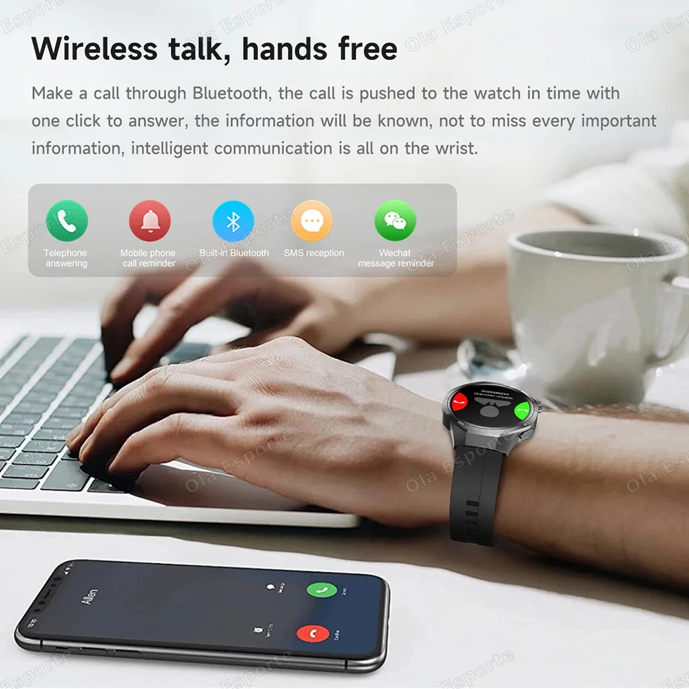 2026 Watch 5 Max Smart Watch AMOLED Screen GPS Tracker HD Bluetooth Call Waterproof Sports Health Monitoring Smartwatch Men MA27 2