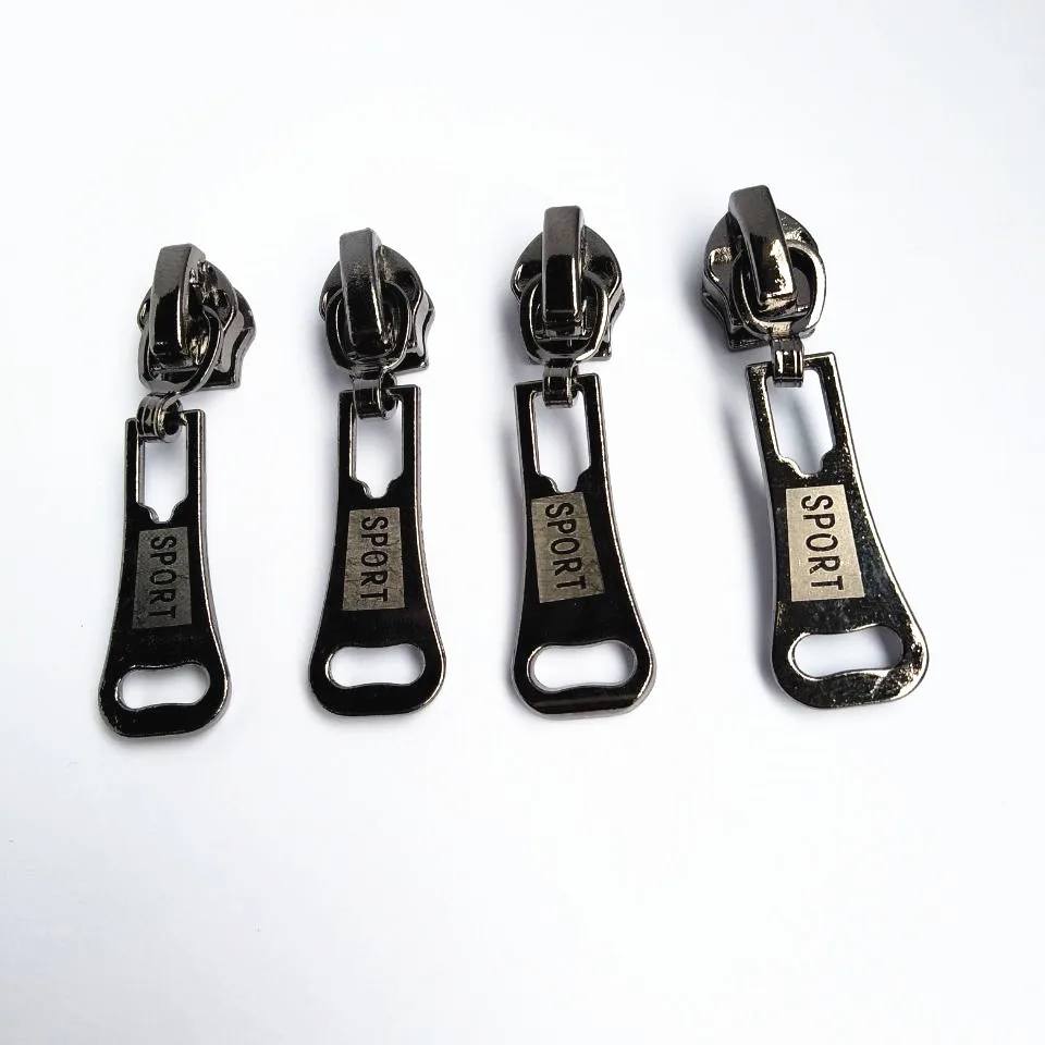 Nylon Slider Metal Slider Zipper Sliders 50pcs 5 Black Zipper Head Clothing Metal Aliexpress