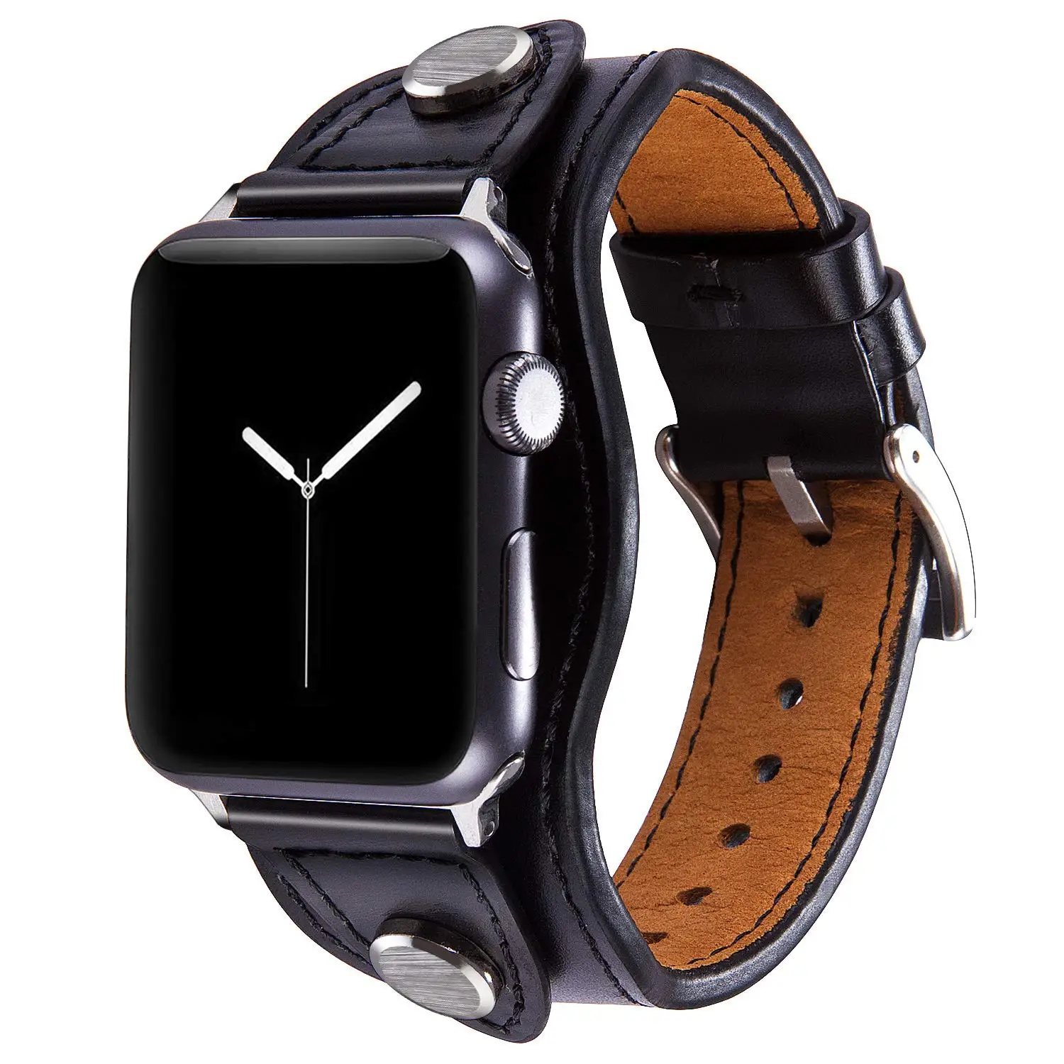 Leather strap for Apple watch band 49mm  45mm 44mm 42mm 40mm comfortable bracelet wristband for iwatch Ultra 8 7 6 5 4 3 SE belt