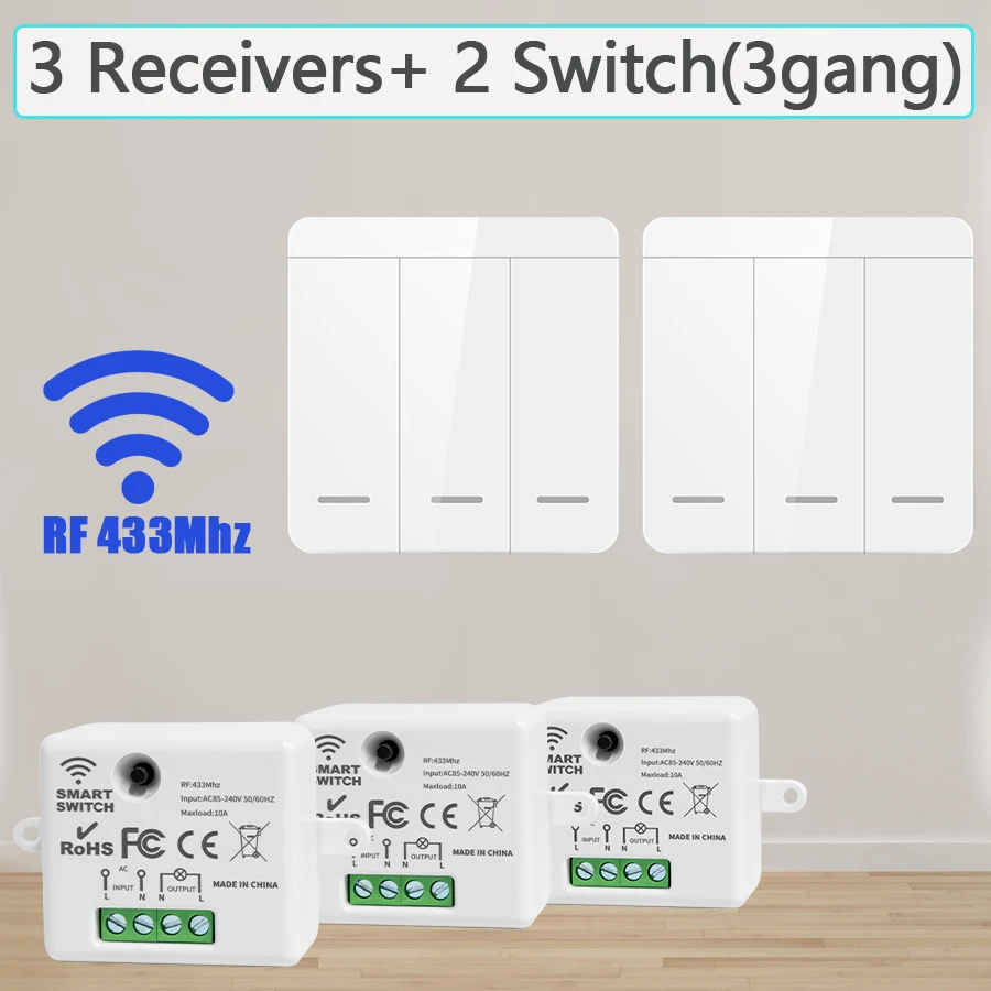 3 Receiver 2 Switch