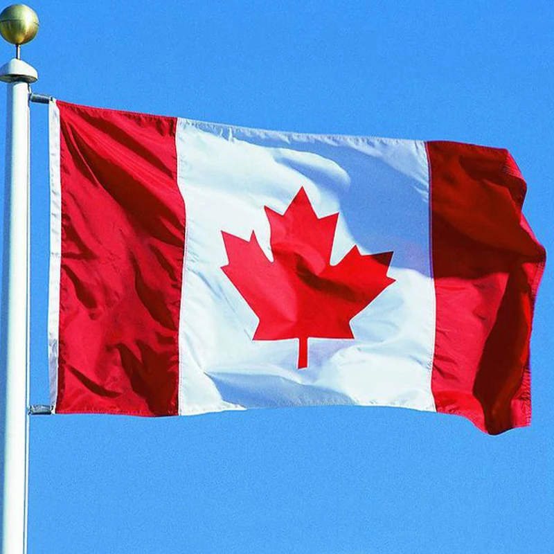 Bandera De Canadá Con Hoja De Arce Roja, PNG De Alta Calidad, PNG