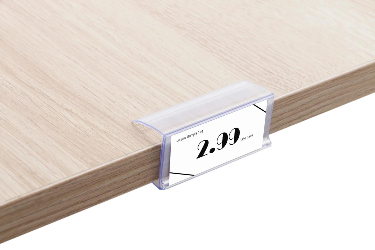 100 Stück transparente PETG-Glasregal-Schilder und Tickethalter – Detail 32
