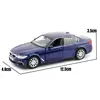 1/36 BMW M550i 5 Series Toy Car Model For Children RMZ City Diecast Alloy Metal Miniature Pull Back Collection Gift For Boys Kid 6