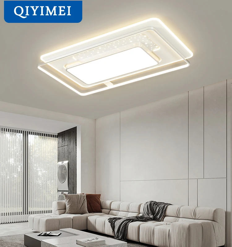 

QIYIMEI LED Chandelier Lights For Living Room Dining Room Kitchen Indoor Lighting Lusters Home Decor Hanging Lamps Smart Lamps