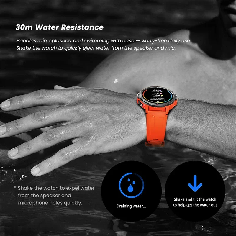 NEW Original Military GPS Smartwatch Fitness Clock 3ATM Waterproof Sports Wrist Smart Watches for Man Woman Luxury 2026 Android