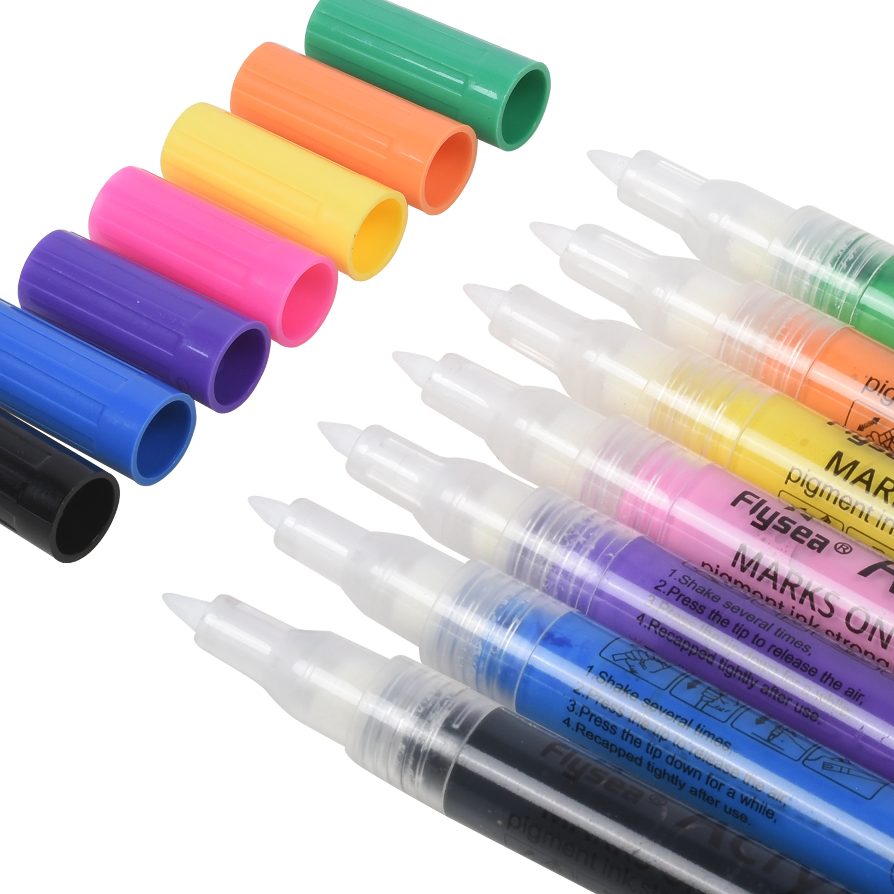 Vibrant 12-Color Golf Club Paint Pen Set – Durable Waterproof Acrylic Markers for Touch-Ups & DIY Projects
