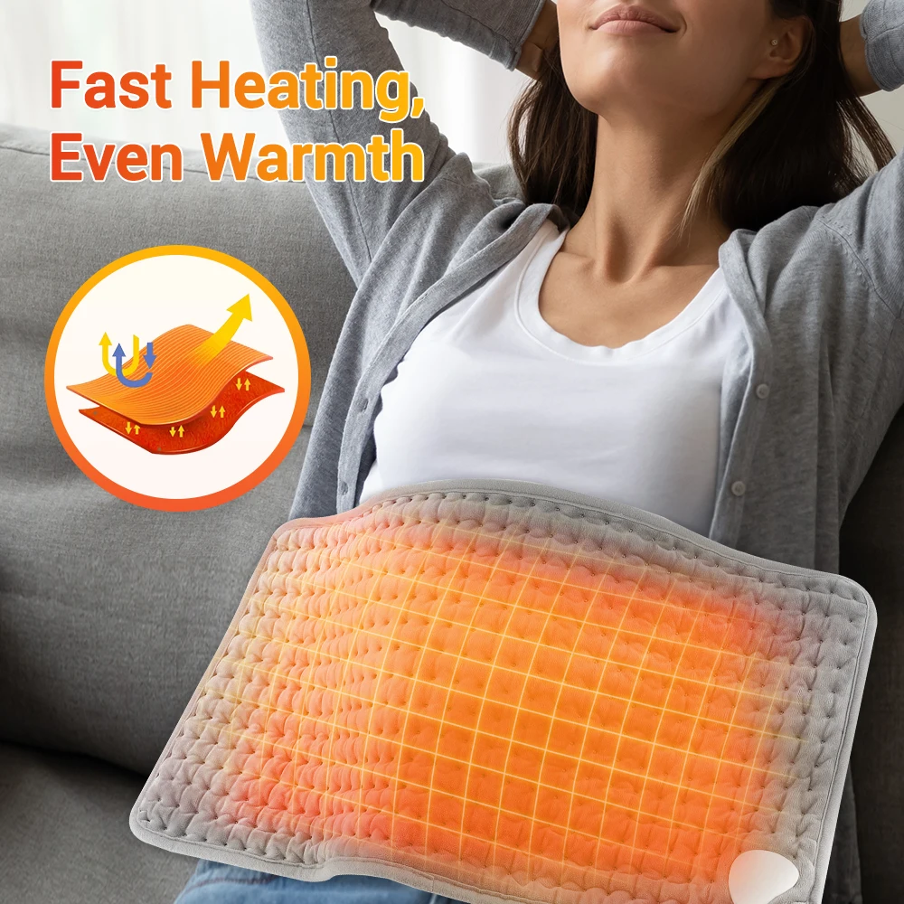 Electric Heating Pad Physiotherapy Thermal Blanket Temperature Control Hot Compress Waist Back Body Hand Winter Warmer 2