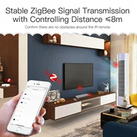MOES Tuya ZigBee WiFi Smart IR Remote Control Universal Infrared Remote Controller for Smart Home works with Alexa Google Home 4