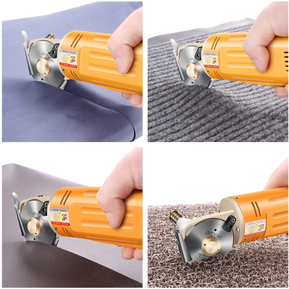 Electric Fabric Scissors 110V/220V Rotary Blade Fabric Tool Leather Fabric Electric Cutter Kit Cutting Saw Tool Dropshipping 4