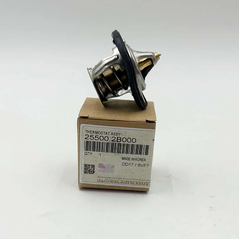 Engine Coolant Thermostat 25500-2B000 21200-ED000 25500-2A050 for 2012- Hyundai Elantra Accent KIA Rio Soul 1.6L 255002B000
