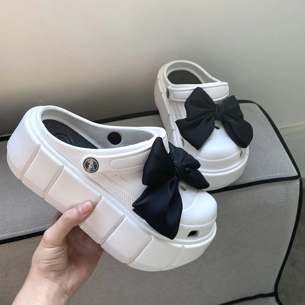 Platform Slippers Summer Women's Sandals 6cm Wedges Ladies Outdoor Clogs Thick Street Beach Slides Girls Flip Flops Garden Shoes 4