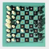 Mini Chess Board Set Folding Wooden Chessboard Board Game Portable Kid Toy Portable Outdoor Charlie Box Gifts For Child Adults 2