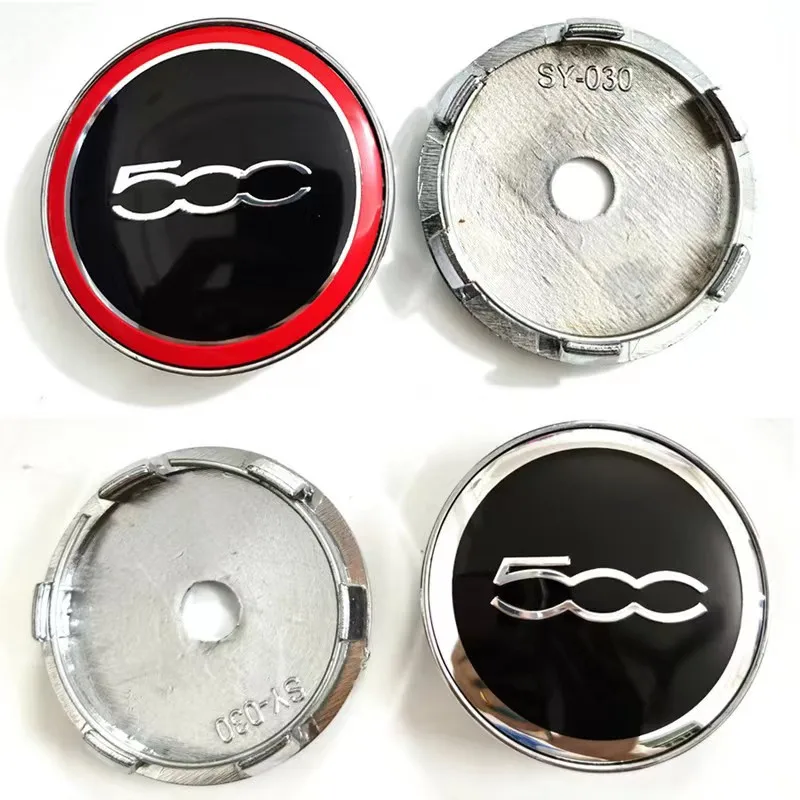 4 Pz 56Mm 60Mm Car Wheel Center Hub Caps Distintivo Emblema Per Fiat 500 L Punto Stilo Bravo Ducato Freemont 124 600 Panda Siena Palio
