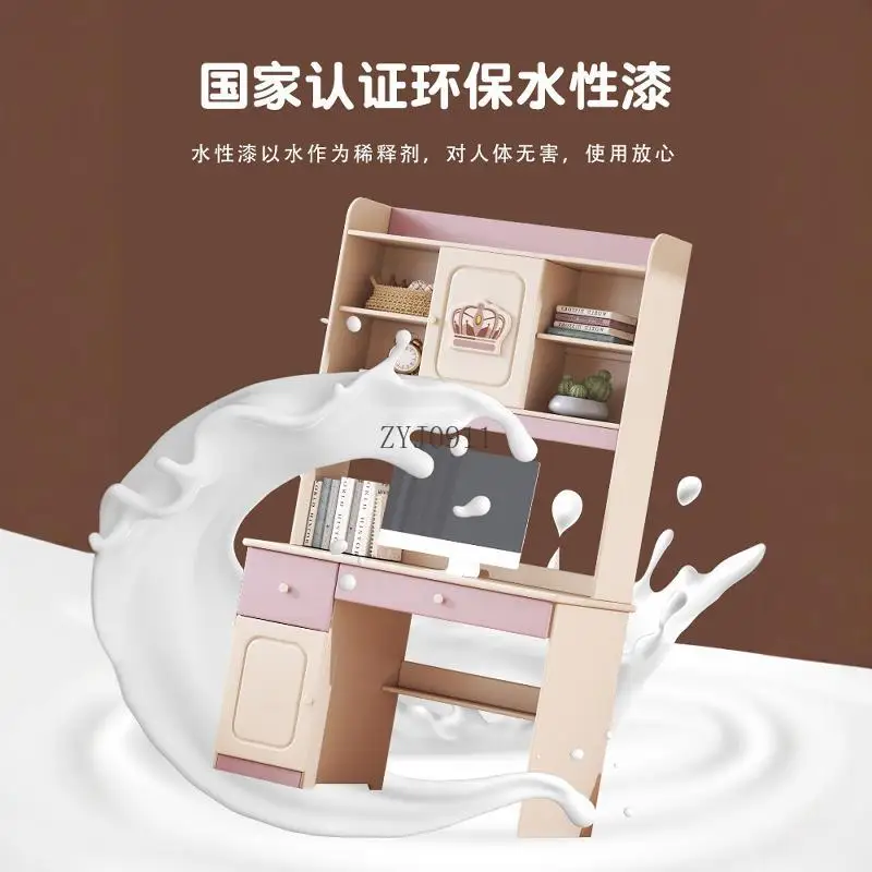 *Solid wood children's wardrobe new popular household bedroom simple assembly wardrobe strong economical storage cabinet
