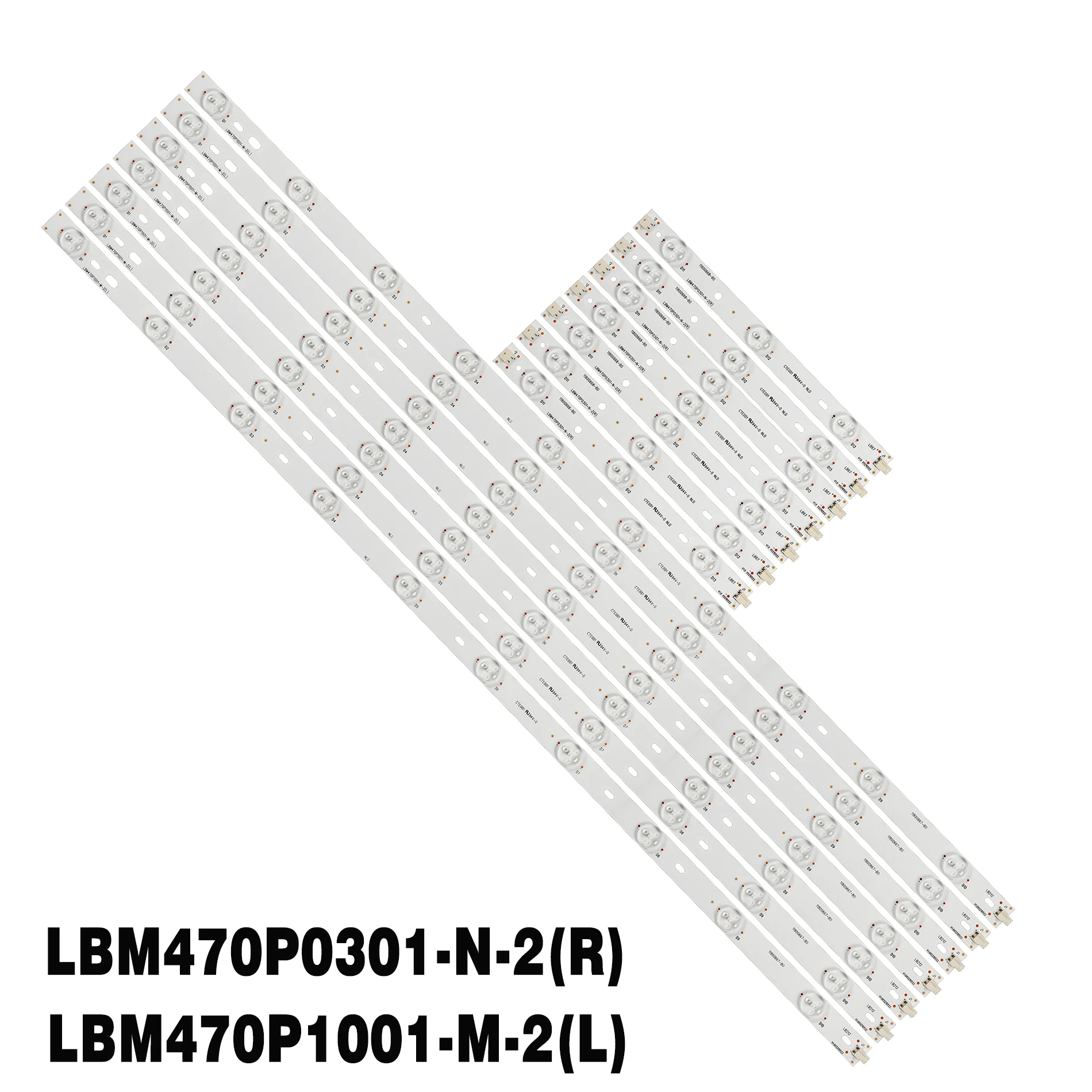 Tira de Retroiluminação Led para 47pfs7109 12 47pfk7109 12 47pfk6589 12 47pft6569 60 47pfk6109 12 Lbm470p0301-n2r Lbm470p1001-m-2l - Imagem 3