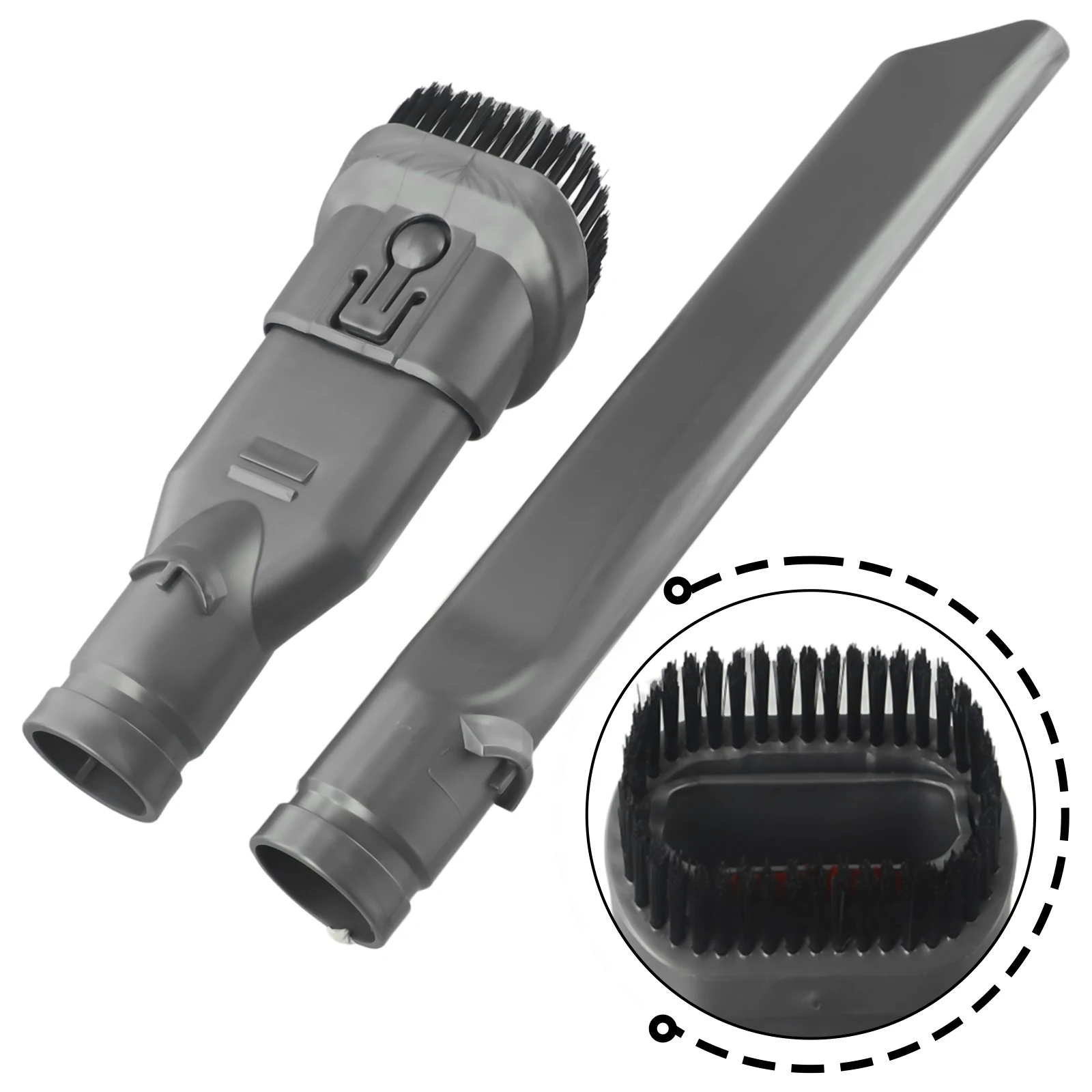 

Two-in-one Wide Brush Crevice Tool For Dyson DC58,DC59,V6 DC30 DC34 Vacuum Cleaner Brush+Crevice Tool For Cleaning Dust