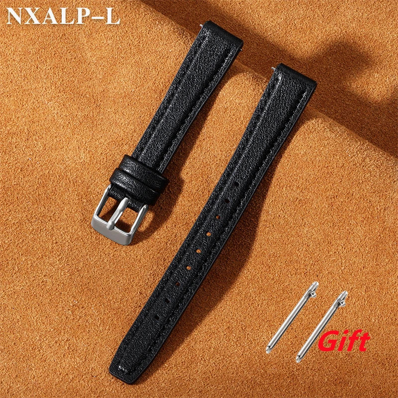 Elegant Silicone Leather Small Wristband - Women's Universal Watch Strap Accessory