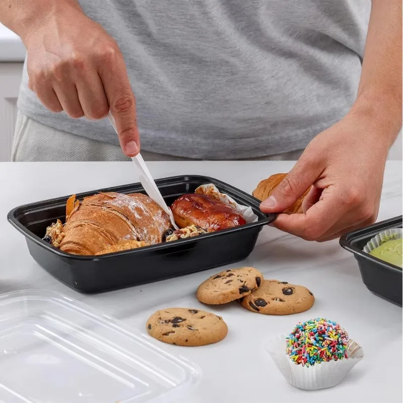 Black Meal Prep Containers 5