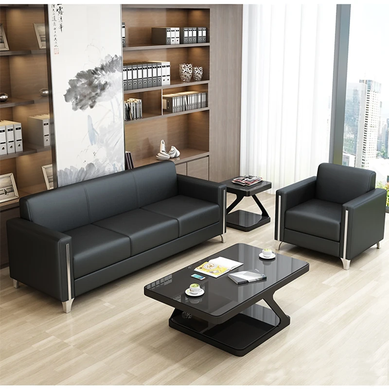 Accent Leather Office Sofas Floor European Modern Ergonomic Office Sofas Japanese Modernos Para Sala Furniture